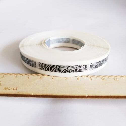 1000 stickers per roll 6x40mm Zebra ripple pattern SCRATCH OFF LABEL STICKER FOR DIY hand made cards/bonds/coupons