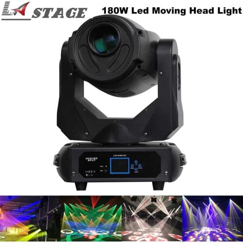 180W Led Moving Head Light 17CH DMX 3-Facet Rotating Prism Electronic Strobe