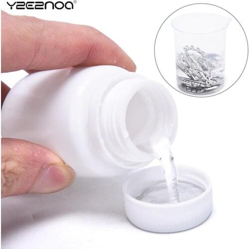 40ML/Bottle Anti-Tarnish Silver Gold Cleaner Jewelry Cleaning Polishing Cloth Liquid Jewelry Cleaning