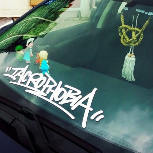 55cm *15CM Vinyl Decals personalized front and rear windshield Car Stickers