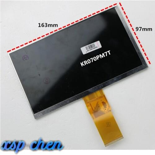 Free shipping Original 7'' inch lcd Display KR070PM7T 1030300713 ,Three Mei Qi MiKi6910 LCD 50pin lcd screen