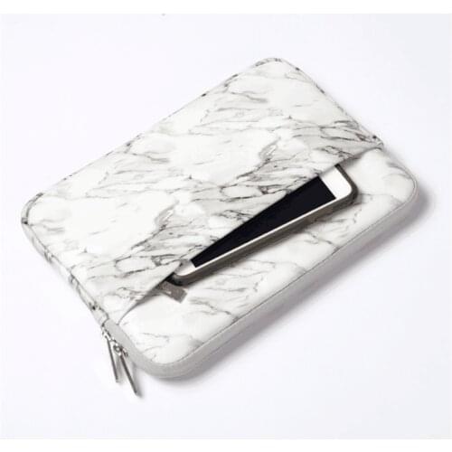 Tablet Bag for Samsung Galaxy Tab S6 Lite S5E Tab A A7 10.4'' T510 T500 P610 T860 Zipper Bags Protective Marble Shell Pouch Case
