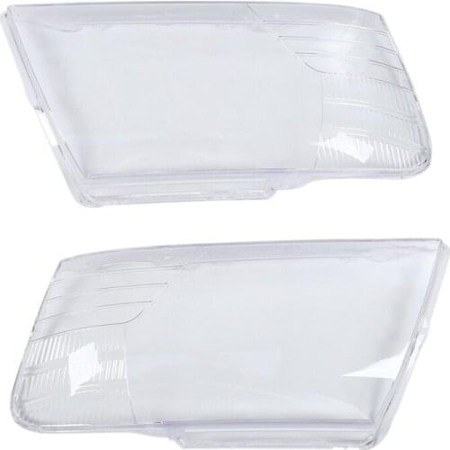 For MITSUBISHI Pajero V73 V75 V77 03-11 head light lamps Shell Transparent Lampshade Lampshade Headlight Cover Lens Glass