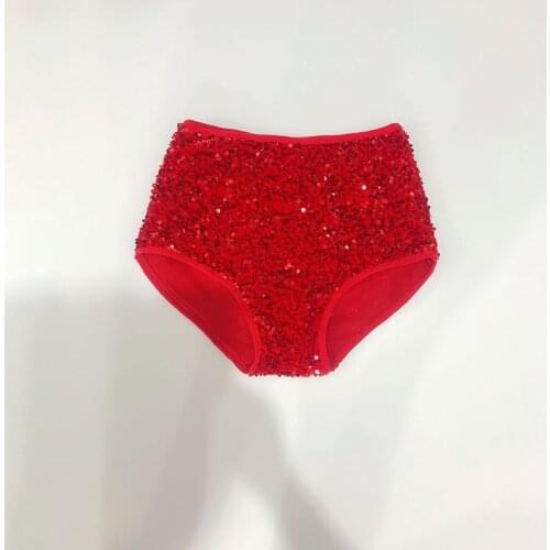Jazz pole dance Sequined Waist Bag Hip Shorts DS Nightclub Costumes Stage Costumes Bar Singer GoGo Ds Lead Dancer Costumes