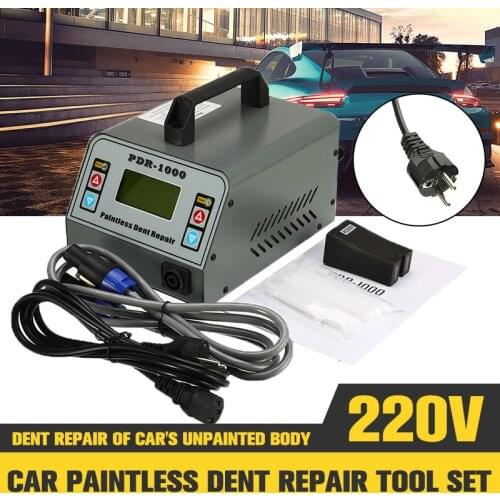 220V Car Dent Repair Remover Induction Heater Tool Set Car Paintless Body Dents Remover Device HotBox Car Body Repair Tool