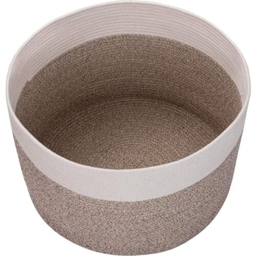 Soft Nursery Laundry Basket Cotton Rope Laundry Box Dirty Laundry Laundry Bin