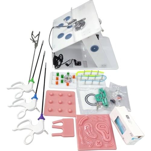 Laparoscopic Training Box Set Teaching Practice Tools Student Doctors Nurse Simulated Surgical Equipment