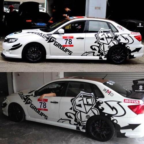 Car sticker FOR Mitsubishi EVO LANCER car body exterior personality decoration sports fashion decal film