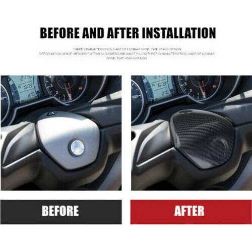 New Motorcycle Scooter Accessories Carbon Fiber Handlebar Clamp Seat Cover For YAMAHA XMAX 300 XMAX300 2017 2018