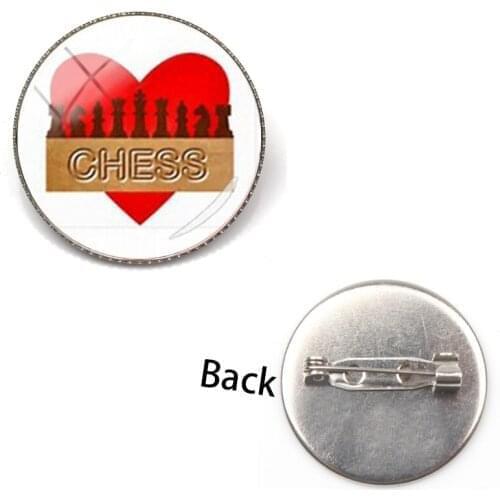 New Arrivals, I Like The Chess Brooch Series, Memories of Chess Lovers, Men and Women Brooch Pin Accessories