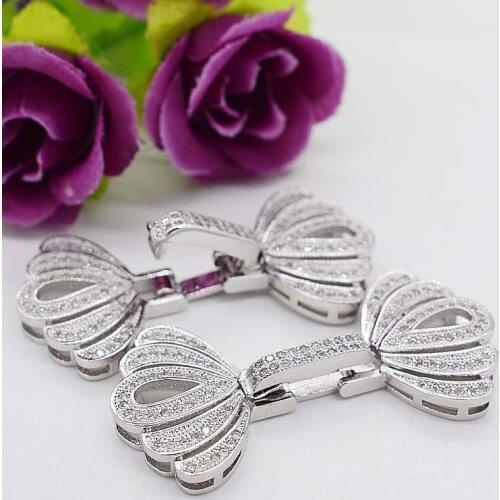 One pcs unique shape clasp hook for jewelry DIY necklace wholesale beads nature FPPJ woman 2017