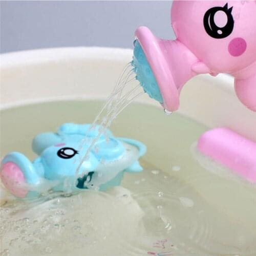 Newborn Plastic Elephant Watering Pot Bath Toys Baby Swimming Bathroom Bath Shower Tool Water Spray Toys Kids Gift