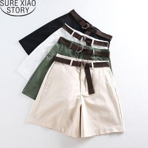 Women Shorts 2021 Summer Thin Shorts For Women Loose Large Size Wide Leg Shorts High Waist Female A-line Black Short 7411 50