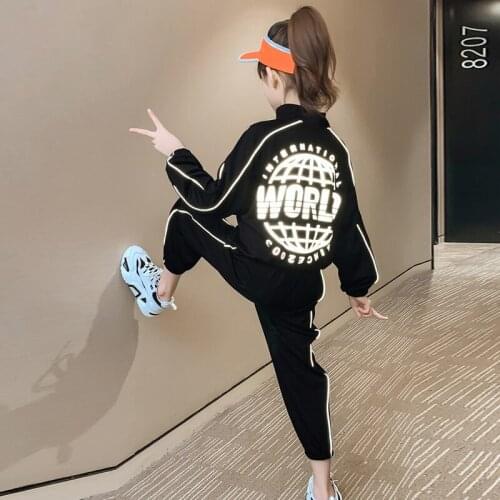 Boutique Outfits Girls Tracksuit 2020 Fall Sweatshirt+Leggings Children Clothing Kids Sport Clothes 4 5 6 7 8 9 10 11 12 Year