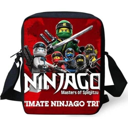 Game Ninjago Shoulder Messenger Bag for Boys Crossbody School Supplies School Supplies Shopping Bags Mochila Infantil