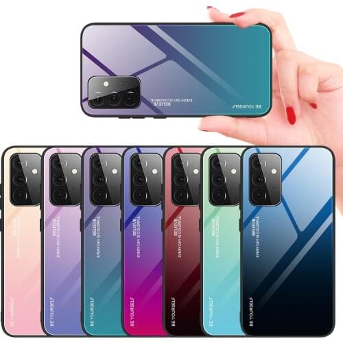 Mirror Gradient Tempered Glass Case For Samsung Galaxy S 20 10 21 FE Plus Ultra Protective Glass Cover For Samsung Galaxy S10 5G