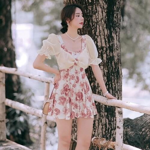 Swimsuit Women 2021 Push Up One Piece New Female Summer Cover Girl Print Polyester Sierra Surfer Plus Size Swimwear Swim Suit