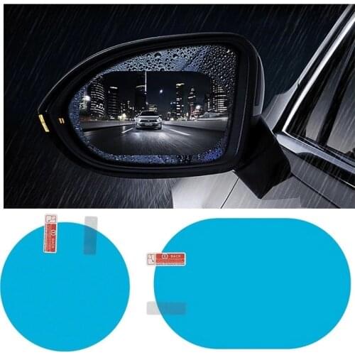 Car Rearview Mirror Protective Film Anti Fog Window Clear Rainproof Rear View Mirror Protective Soft Film Auto Accessories