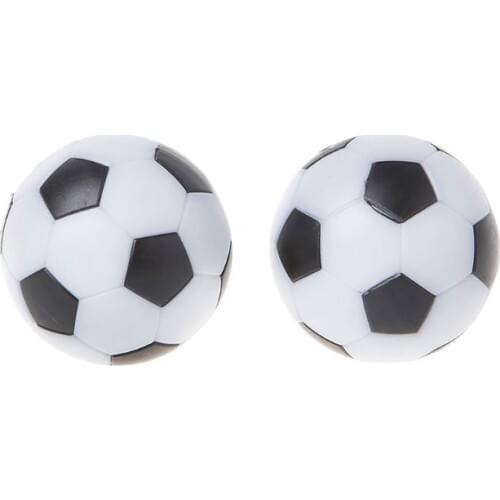 2 Pcs Foosball Table Football Plastic Soccer Ball Football Fussball Soccerball Sport Gifts Round Indoor Games 32mm/36mm