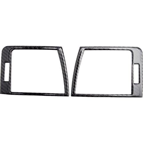 2pcs Car Dashboard Side Air Vent Outlet Trim Frame Fit For BMW 3 Series E46 1998 1999 2000 2001 2002 2003 2004 2005