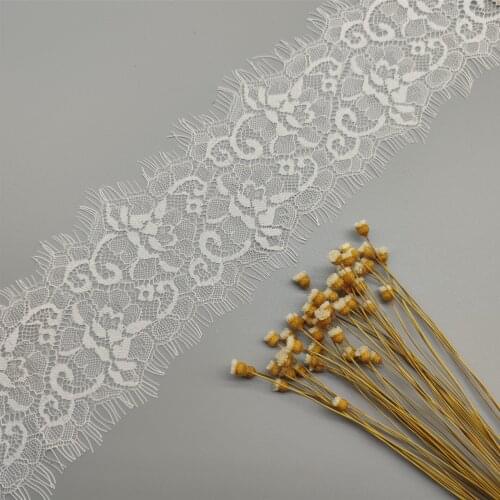 9 M/ LOT 8.5 cm hot sale solid color French Chantilly lace fabric and trim colors for choice DIY kid dress shirt skirt accessory