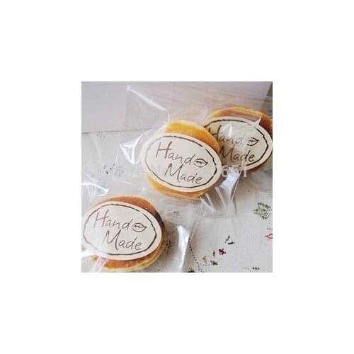 Free shipping Retro Oval Handmade seal Sticker, Hand Made Paper Packaging Label 1000pcs a lot