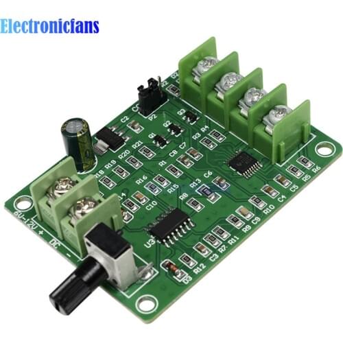 5V-12V DC Brushless Driver Board Controller Module For Hard Drive Motor 3/4 Wire Over Current Protection Electrical components