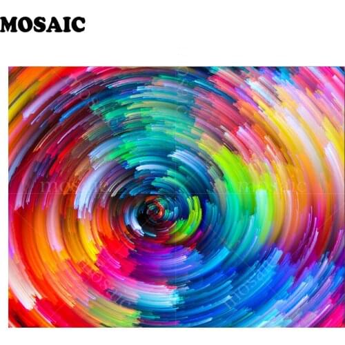Frameless Colored line clouds full square drill diamond painting embroidery Cross stitch By Numbers Home Decor Acrylic painting