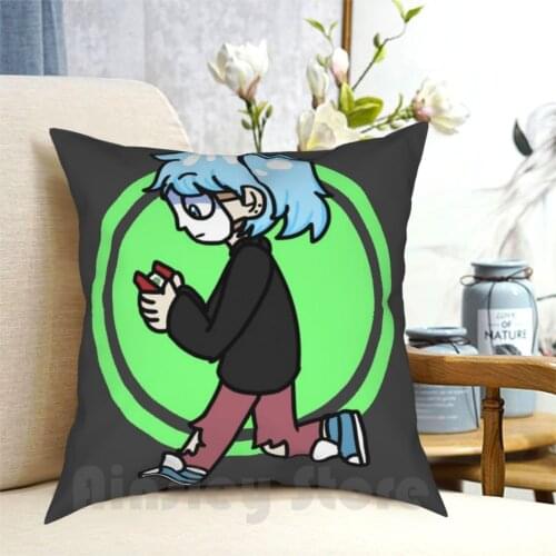 Sally Face-Looking For Spooks Pillow Case Printed Home Soft DIY Pillow cover Sally Face Sally Face Salfisher Sal Vulcano
