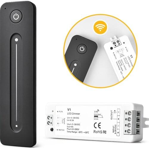 DC5-36V 8.5A V1+R11 Touch Led Controller Set Single Color Strip Dimmer Switch For SMD3528 5050 2835 Flex Tape LInear Light