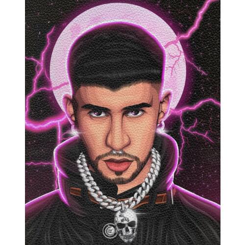 Star Character Cartoon Printed Faux Litchi Leather A4 22x30cm Sewing Materials Home Decor Painting