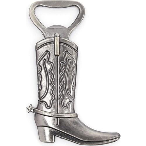 Just Hitched Cowboy Boot Bottle Opener Western Birthday Wedding Favor Party Cute