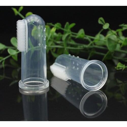 Toddler Infant Soft Silicone Finger Toothbrush Kids Baby Teeth Rubber Massager Teeth Dental Care
