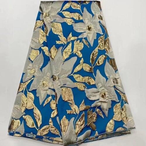 New African Dubai Lace Fabric Fashion 2020 High Quality 100% Cotton African Golden Print Fabric for Women Dress