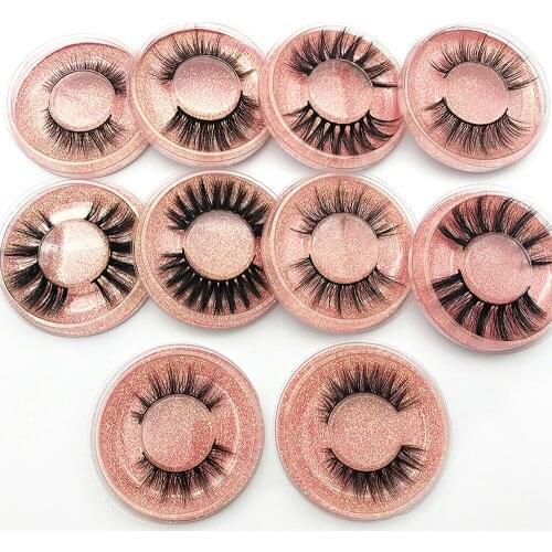 1 Pair 25 mm Mink Eyelashes Fluffy Lashes Dramatic Messy Long False Eyelashes Makeup Wholesale 25mm 3d Mink Lashes