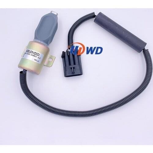 SA-4805-12 1753ES-12E6UC4B1S1CC43 12V Stop Solenoid for Kubota 1A 62.2mm Engine With Coil Commander