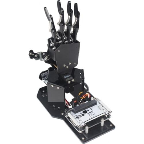 UHandbit Open Source Robotic Hand Unfinished 180° Swivel Base APP Control w/o w Micro: bit Main Board