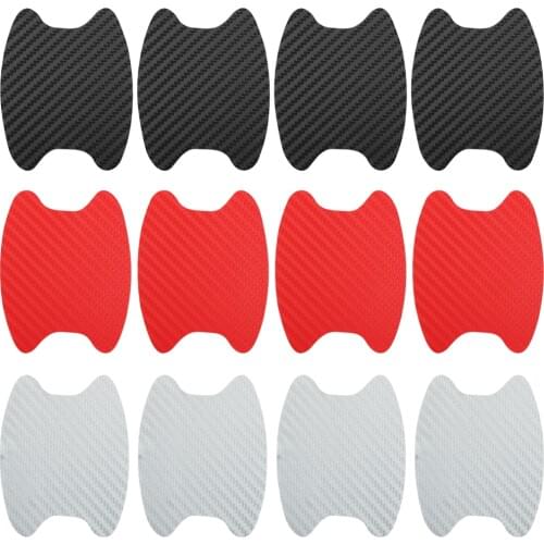 Car Door Handle Carbon Fiber Sticker Protection Film For Great Wall Haval Hover H3 H5 H6 H7 H9 H8 H2 M4 Geely borui Coolray