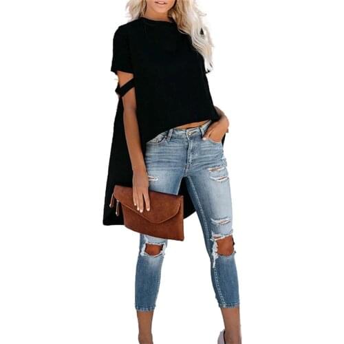 Womens Tops Blouses Chiffon Solid Short Sleeve White Femininas Elegante Spliced