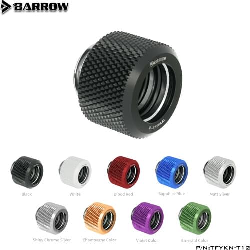 Barrow G1/4" Choice Serial Rigid Hard Tube 12mm Compress Fitting Connector TFYKN-T12