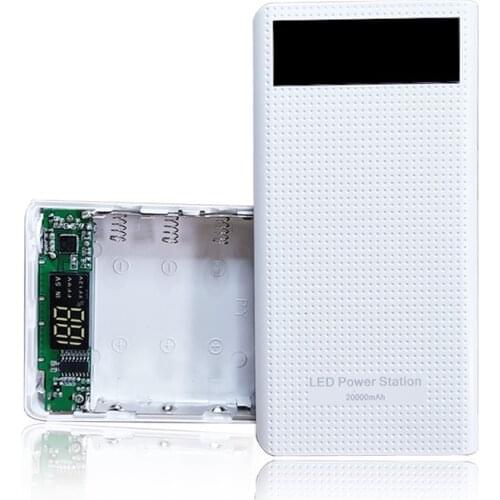 18650 Battery Quick charge Type-C QC 3.0 2.0 USB 5V 9V 12V Power Bank Case 18650 Battery Fast Charger Box shell DIY