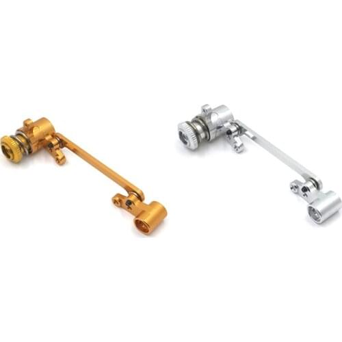 2 Set Steering Clutch Assembly Steering Servo Saver For Wltoys 144001 1/14 124018 124019 RC Car Parts, Silver & Yellow