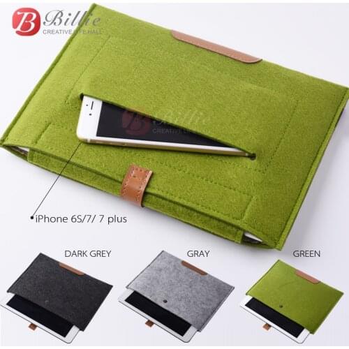 2017 Newest Hot Wool Felt Sleeve Bag Case For Apple ipad Tablet Bags,For ipad Pro 9.7 inch Anti-scratch Shockproof, Wholesales