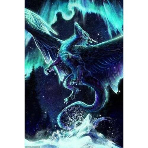 5d diamond embroidery full square&round 5d diy Animal dragon diamond painting Cross Stitch Rhinestone mosaic home decoration