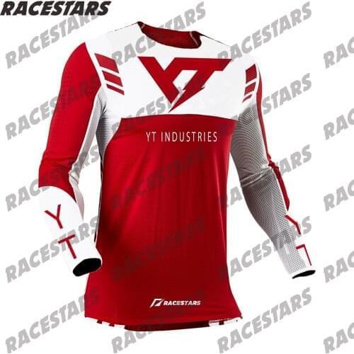 YT INDUSTRIES Motocross Jersey Enduro Downhill Jersey Mountain Bike Racing Clothing Men MTB Shirt Long Moto Jersey MX T-Shirt DH