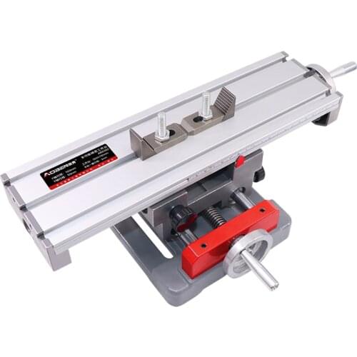WoodWorking Compound Working Table Cross Slide Mini Multifunction Drill Vise Precision Fixture Milling Drilling Bench