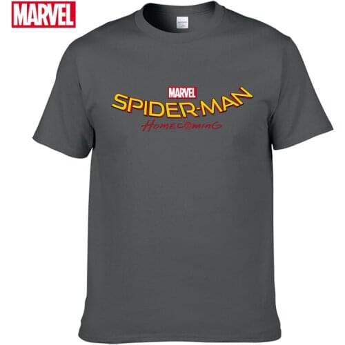 Marvel The Avengers Spider Man t shirt Comfortable Breathable 100% cotton Fashion clothes for teens Summer Tops t-shirts man #94