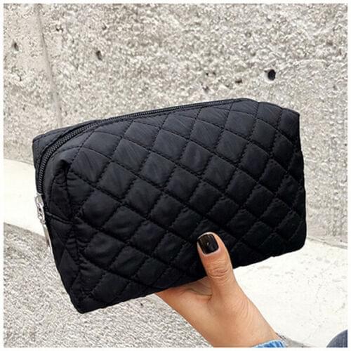 New Women Multifunction Travel Portable Cosmetic Bag Makeup Case Pouch Toiletry Organizer Storage Black Blue Pink Purple Orange