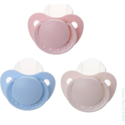 2020 New Fancy Style 2018 Custom Big Size Food Grade Silicone Adult Pacifier Parent-child Toys