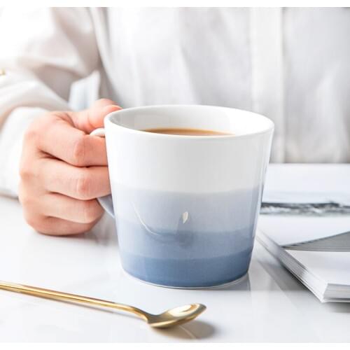Personality mug home ceramic cup simple Nordic creative coffee cup 300ML